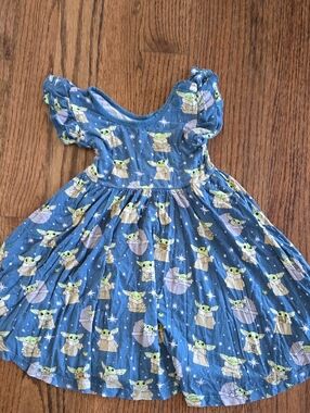 Star Wars Blue Baby Yoda Pj Dress for Kids